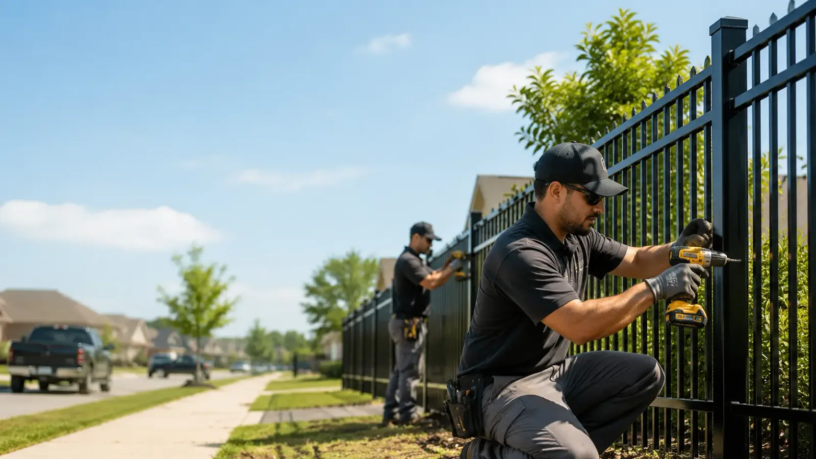 Metal Fence Installation in Morganza, LA
